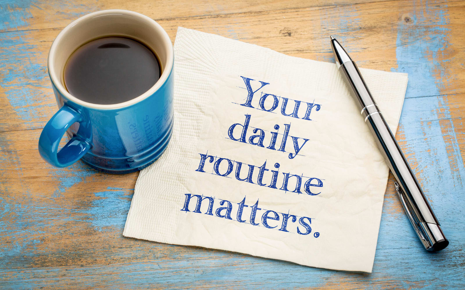 Image showing that your daily routine matters.